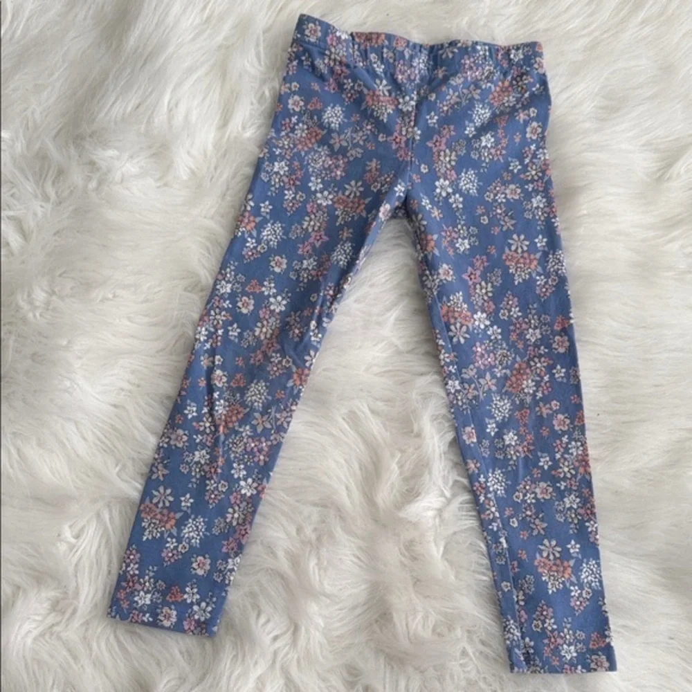 OshKosh B'gosh Floral Print Blue Leggings